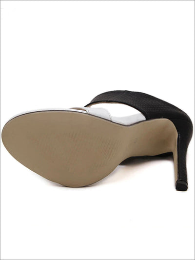 Womens Slip On Stiletto Sandals - Womens Sandals