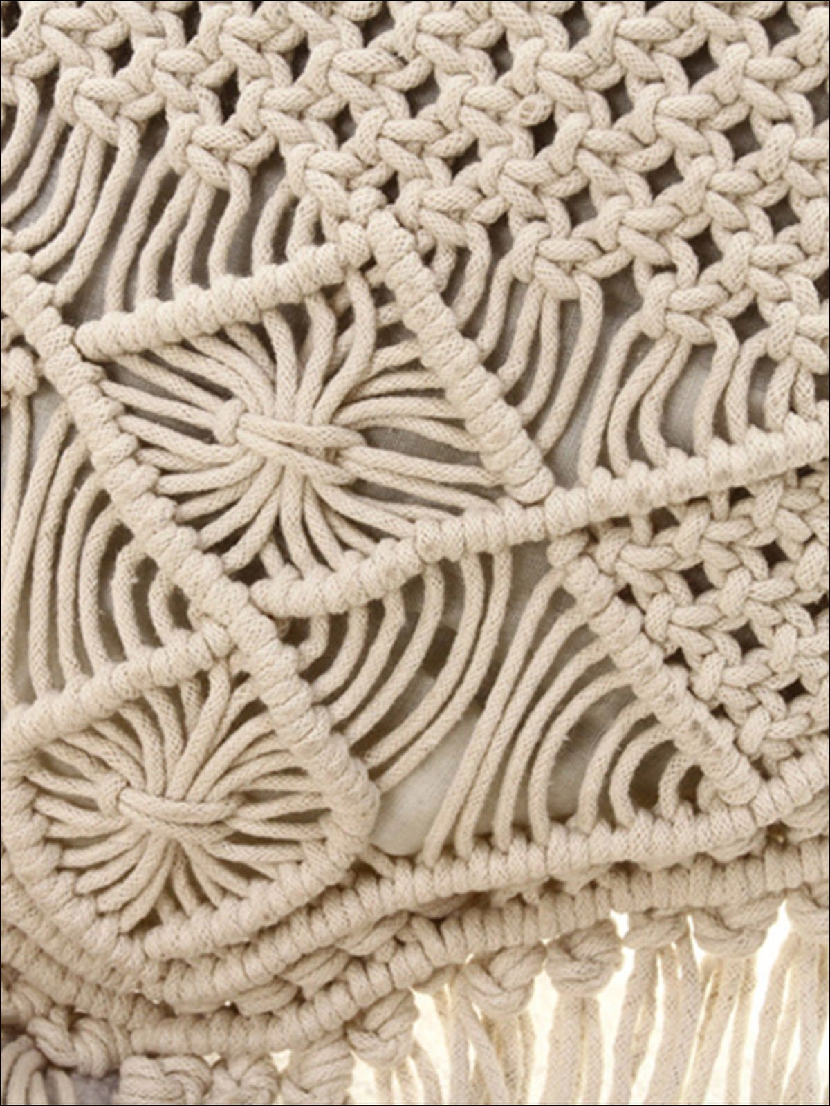 Womens Summer Fringe Boho Fashion Bag - Womens Accessories