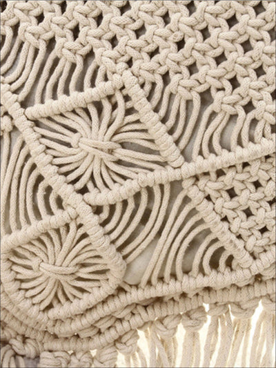 Womens Summer Fringe Boho Fashion Bag - Womens Accessories