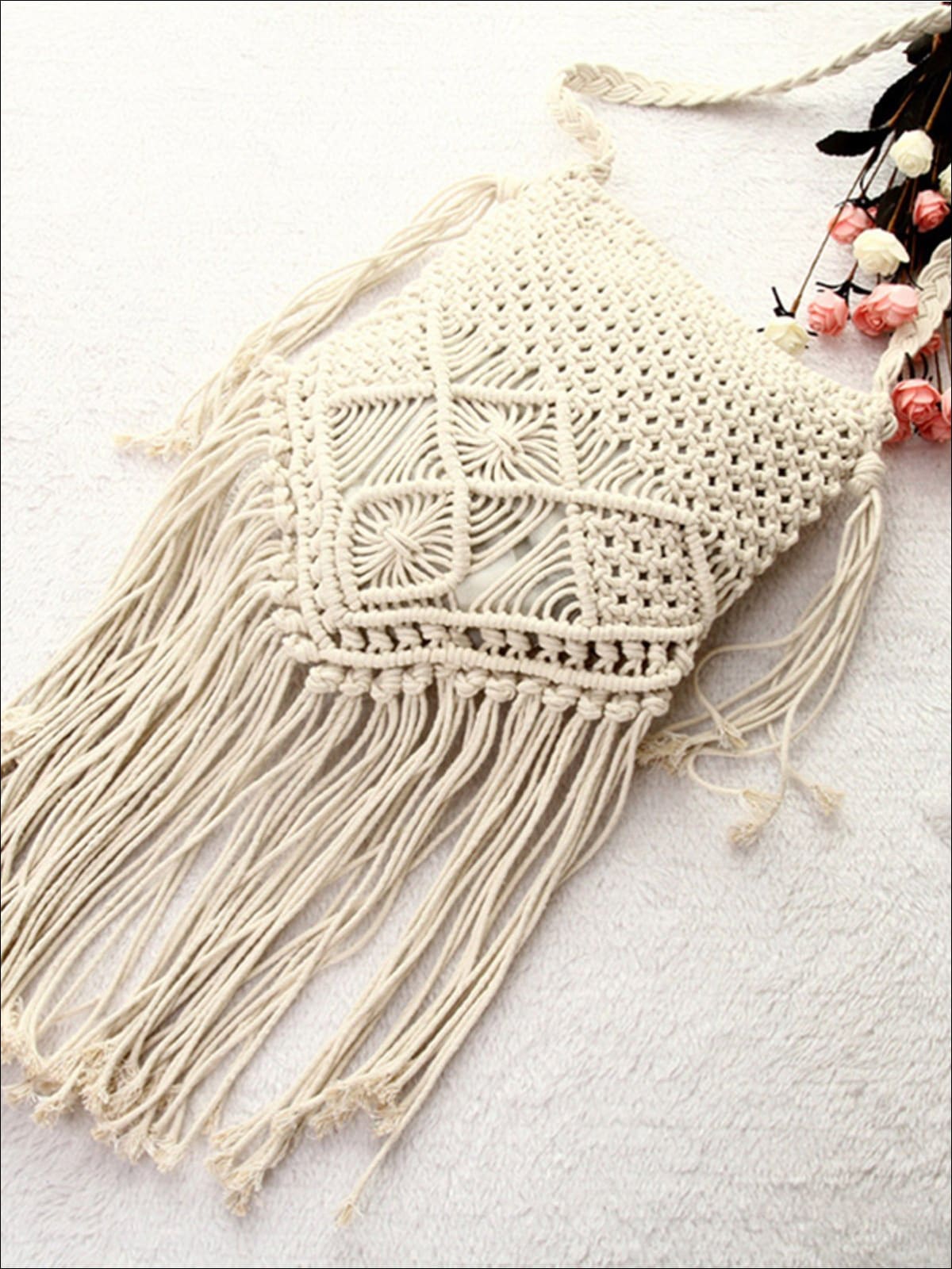 Womens Summer Fringe Boho Fashion Bag - Womens Accessories
