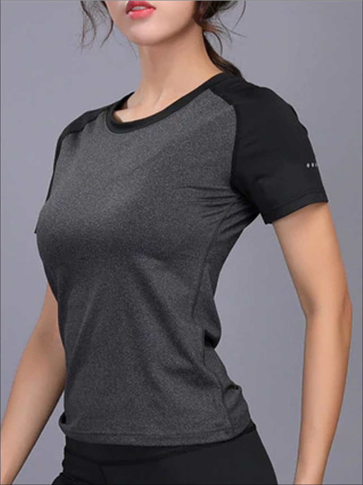 Womens Two Tone Fitness Top (5 Color Option) - Womens Activewear
