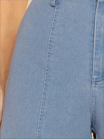 Womens Vintage Wide Leg High Waist Pants - Womens Bottoms