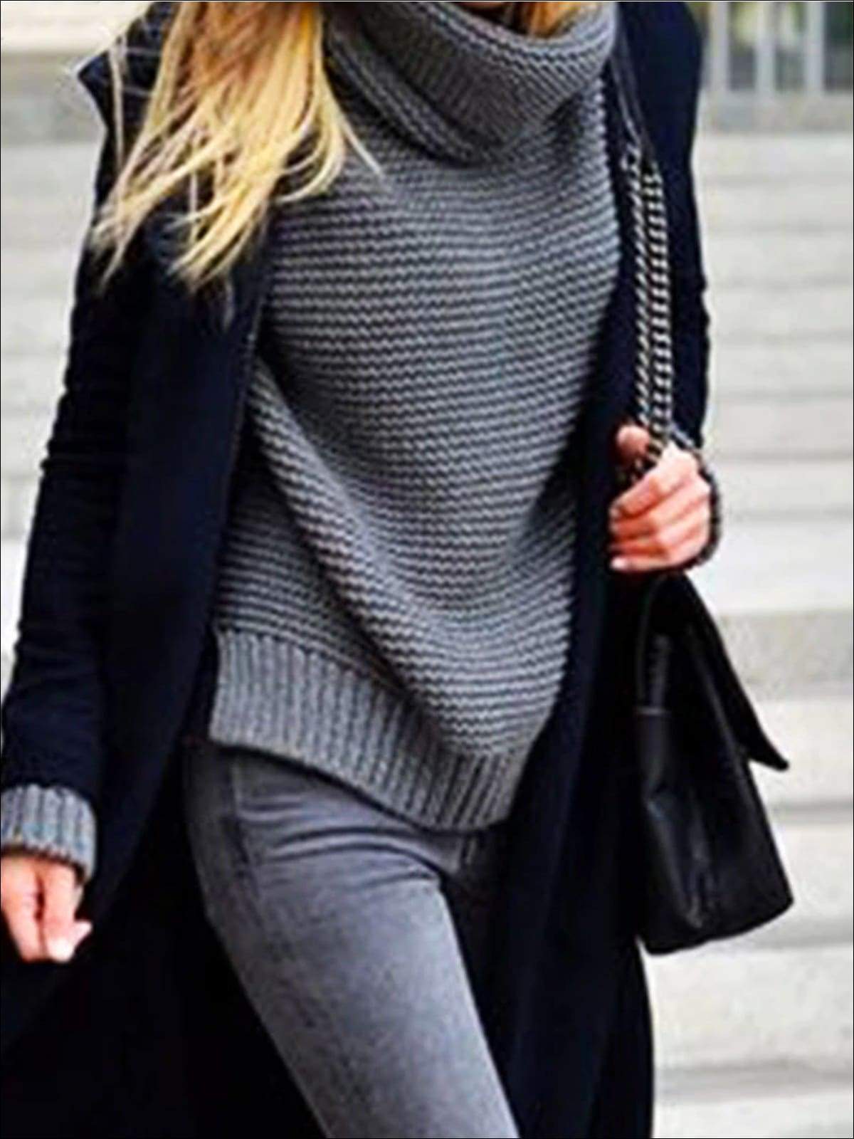 Womens Winter Knit Pullover Sweater - Womens Fall Sweaters