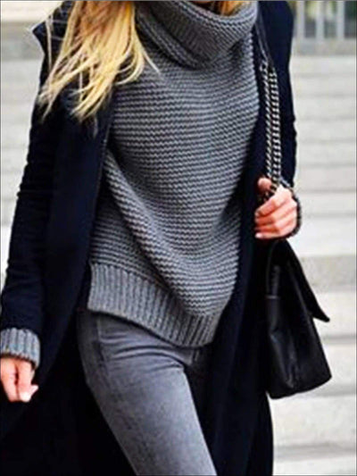 Womens Winter Knit Pullover Sweater - Womens Fall Sweaters